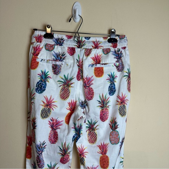 J. CREW x Ratti Rainbow Pineapple Print Seaside Beach Jogger Pants Women’s 2 - Picture 7 of 16